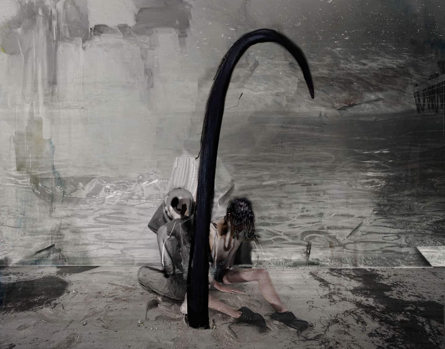 Alex Fischer, bow, 2012, 15½×23⅝ inch digital lightjet